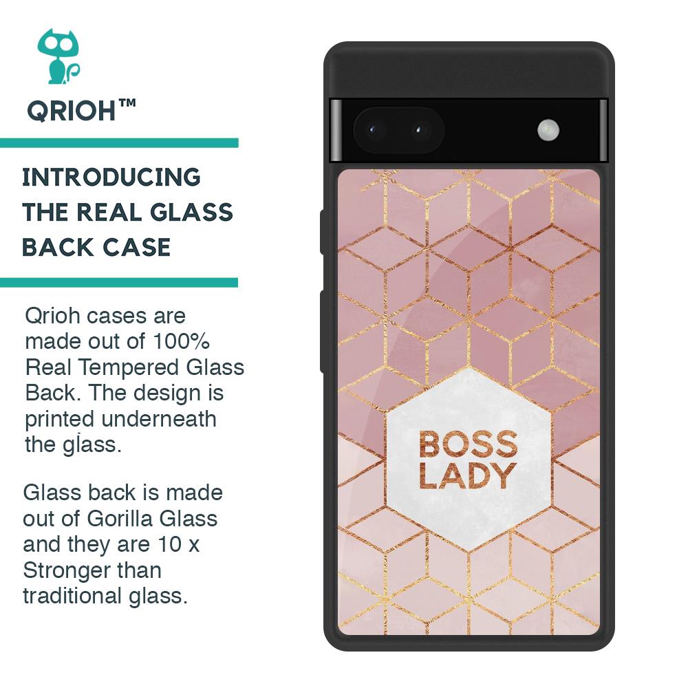 Boss Lady Glass Case for Google Pixel 6a