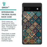 Retro Art Glass Case for Google Pixel 6a