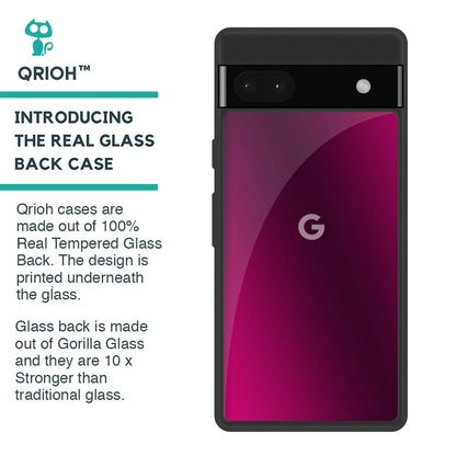 Pink Burst Glass Case for Google Pixel 6a