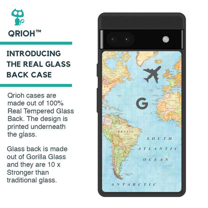 Fly Around The World Glass Case for Google Pixel 6a