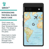 Fly Around The World Glass Case for Google Pixel 6a