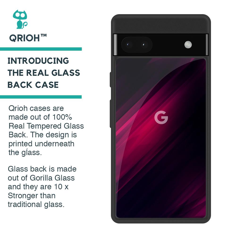 Razor Black Glass Case for Google Pixel 6a