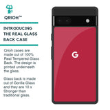 Solo Maroon Glass case for Google Pixel 6a