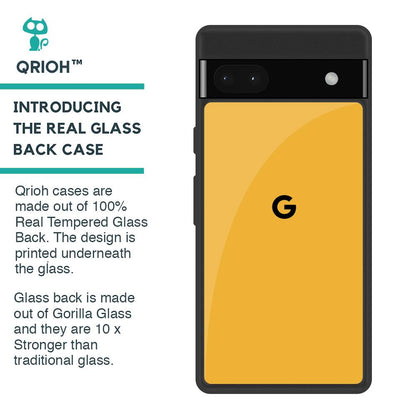 Fluorescent Yellow Glass case for Google Pixel 6a