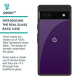 Dark Purple Glass Case for Google Pixel 6a