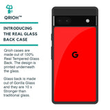 Blood Red Glass Case for Google Pixel 6a