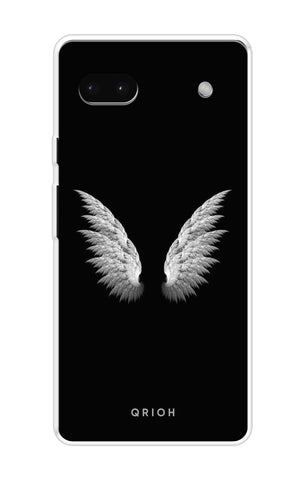 White Angel Wings Google Pixel 6a Back Cover