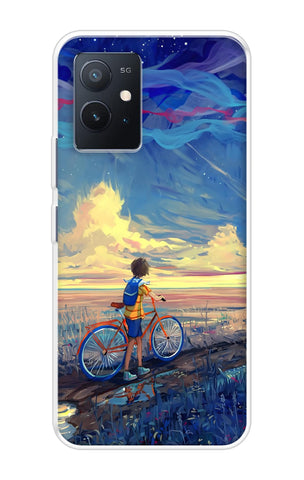 Riding Bicycle to Dreamland IQOO Z6 5G Back Cover
