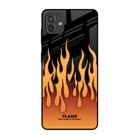 Fire Flame Samsung Galaxy M13 5G Glass Back Cover Online