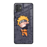 Orange Chubby Samsung Galaxy M13 5G Glass Back Cover Online