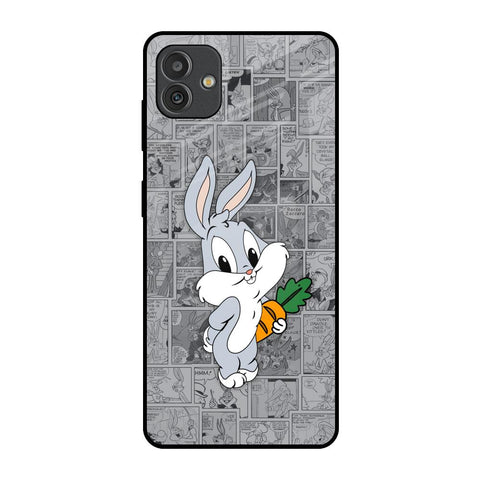 Cute Baby Bunny Samsung Galaxy M13 5G Glass Back Cover Online