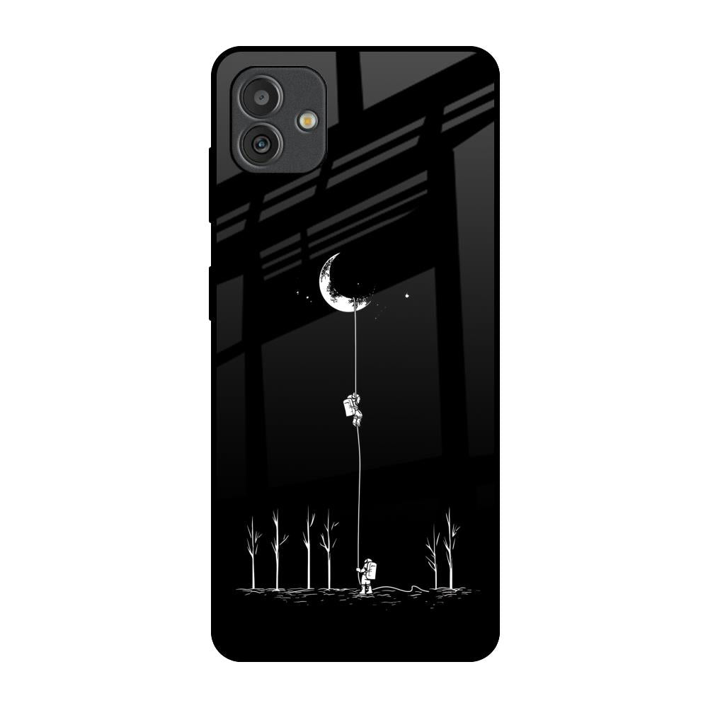 Catch the Moon Samsung Galaxy M13 5G Glass Back Cover Online