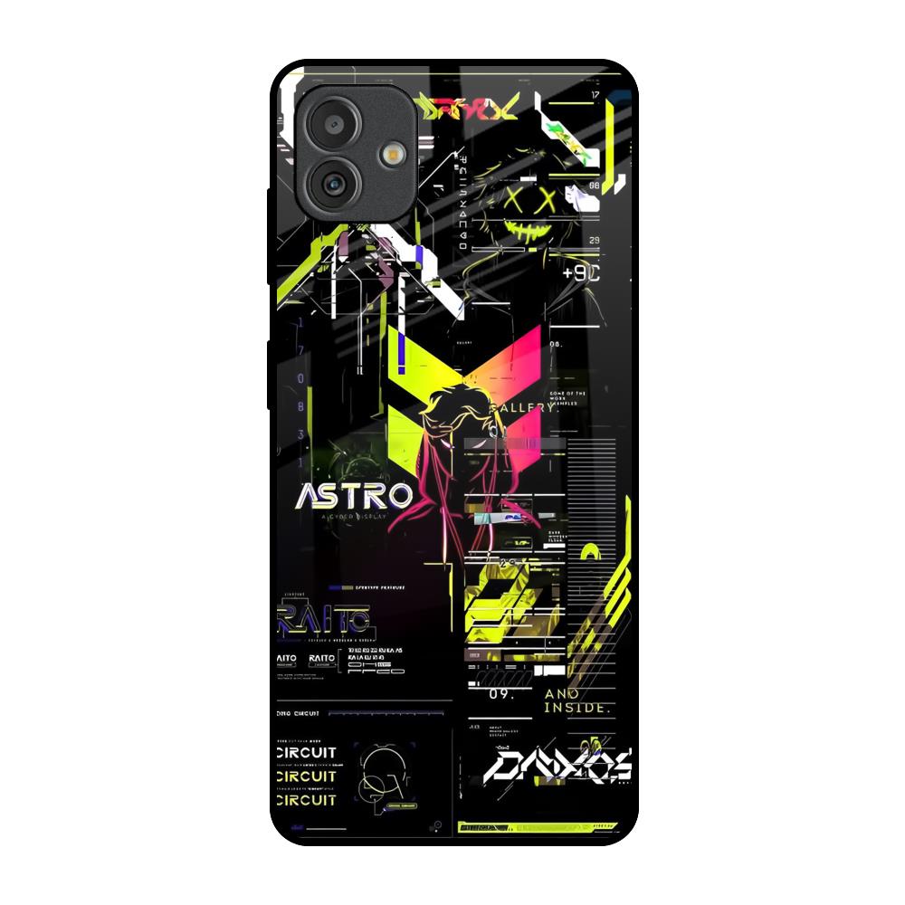 Astro Glitch Samsung Galaxy M13 5G Glass Back Cover Online