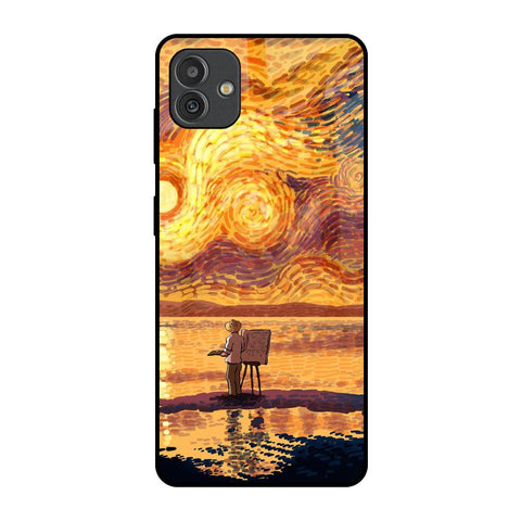 Sunset Vincent Samsung Galaxy M13 5G Glass Back Cover Online