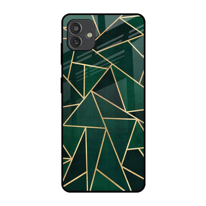 Abstract Green Samsung Galaxy M13 5G Glass Back Cover Online