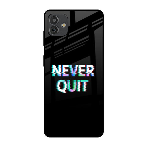 Never Quit Samsung Galaxy M13 5G Glass Back Cover Online