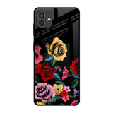Floral Decorative Samsung Galaxy M13 5G Glass Back Cover Online