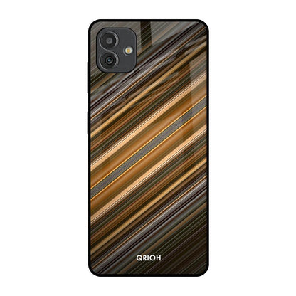 Diagonal Slash Pattern Samsung Galaxy M13 5G Glass Back Cover Online