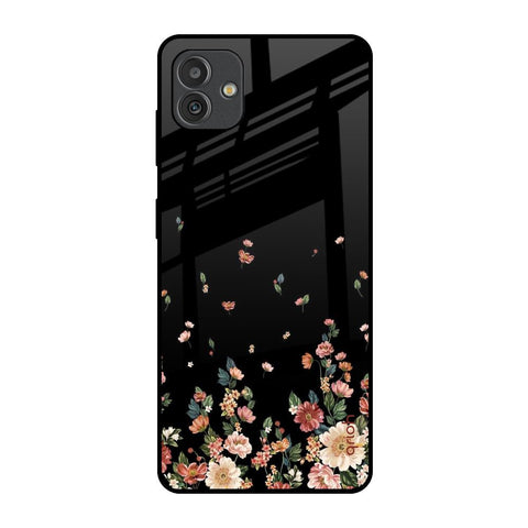 Floating Floral Print Samsung Galaxy M13 5G Glass Back Cover Online