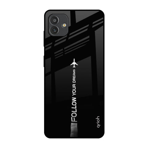 Follow Your Dreams Samsung Galaxy M13 5G Glass Back Cover Online