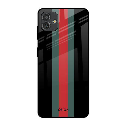 Vertical Stripes Samsung Galaxy M13 5G Glass Back Cover Online