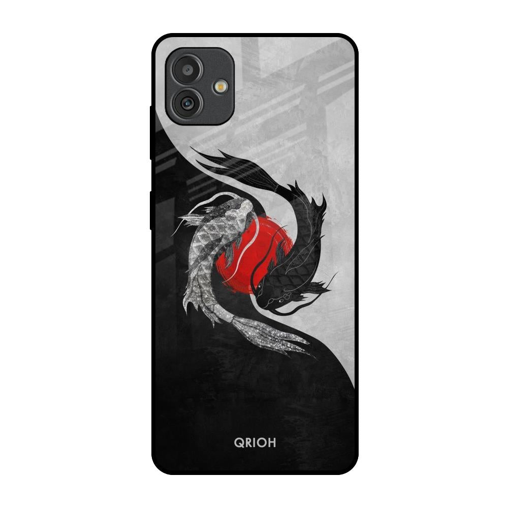 Japanese Art Samsung Galaxy M13 5G Glass Back Cover Online
