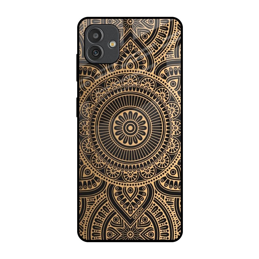 Luxury Mandala Samsung Galaxy M13 5G Glass Back Cover Online
