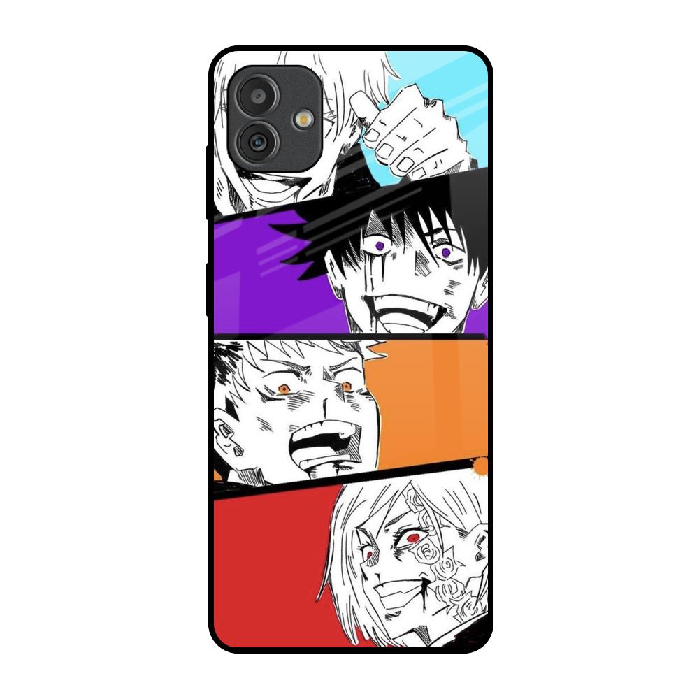 Anime Sketch Samsung Galaxy M13 5G Glass Back Cover Online
