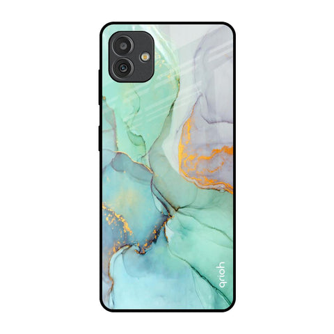 Green Marble Samsung Galaxy M13 5G Glass Back Cover Online
