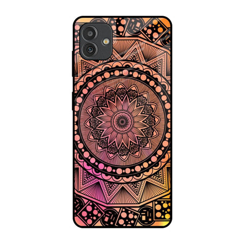 Floral Mandala Samsung Galaxy M13 5G Glass Back Cover Online