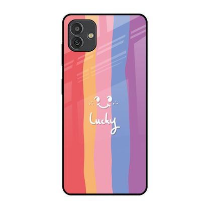 Lucky Abstract Samsung Galaxy M13 5G Glass Back Cover Online