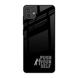 Push Your Self Samsung Galaxy M13 5G Glass Back Cover Online