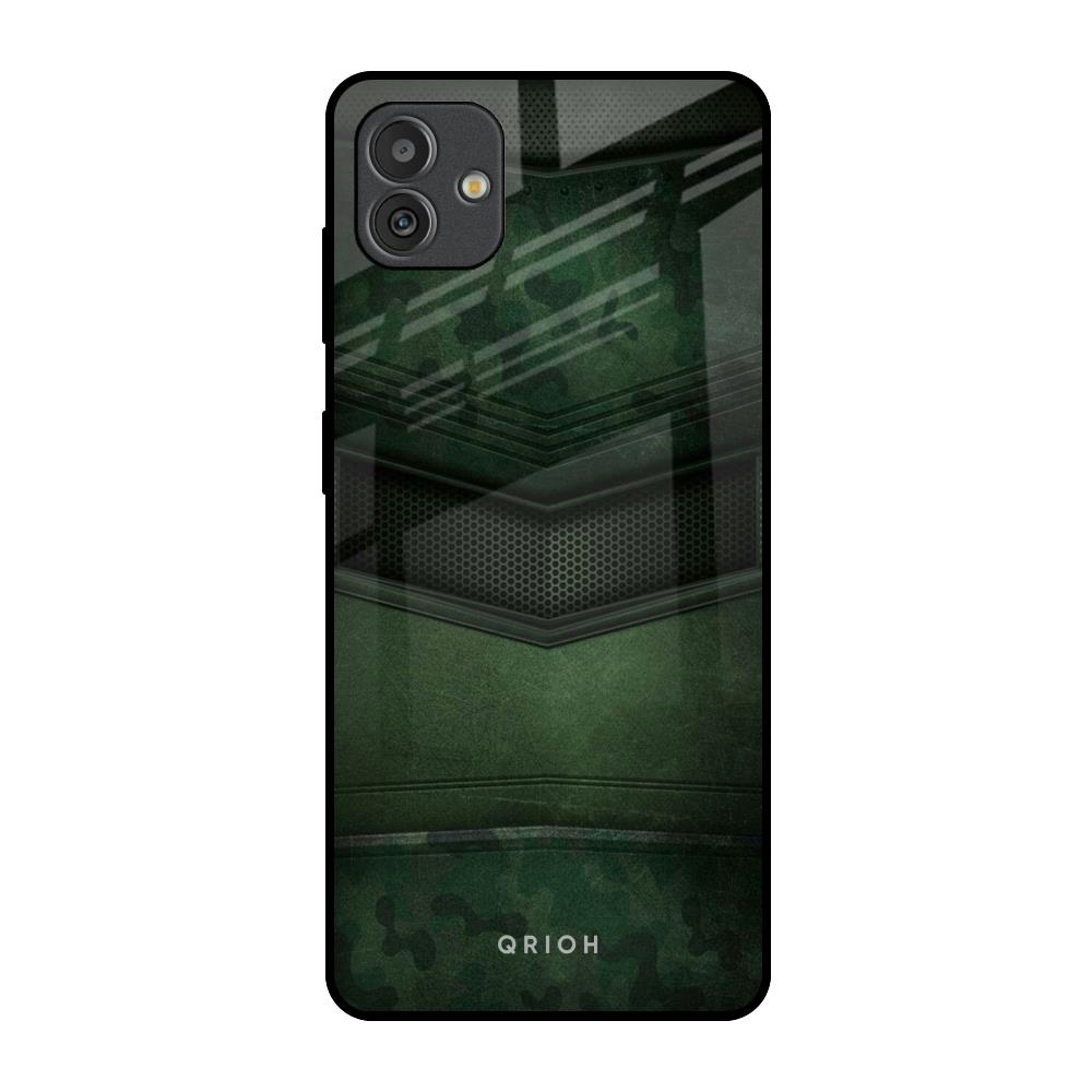 Green Leather Samsung Galaxy M13 5G Glass Back Cover Online