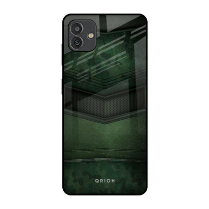 Green Leather Samsung Galaxy M13 5G Glass Back Cover Online