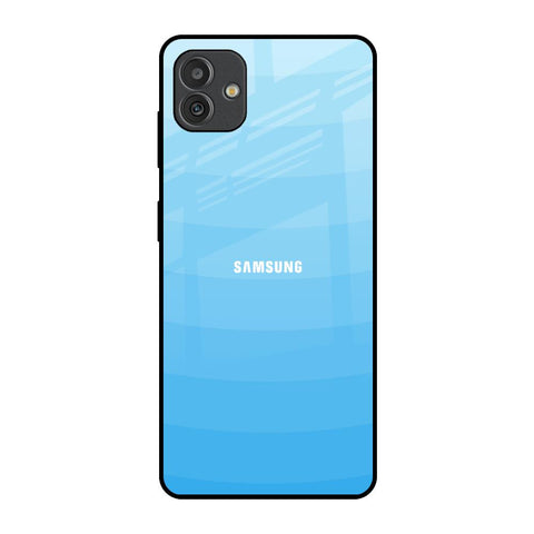 Wavy Blue Pattern Samsung Galaxy M13 5G Glass Back Cover Online