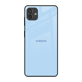 Pastel Sky Blue Samsung Galaxy M13 5G Glass Back Cover Online