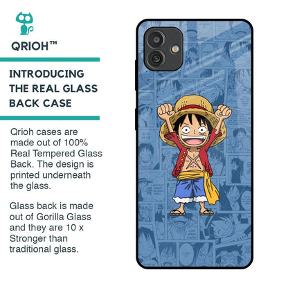 Chubby Anime Glass Case for Samsung Galaxy M13 5G