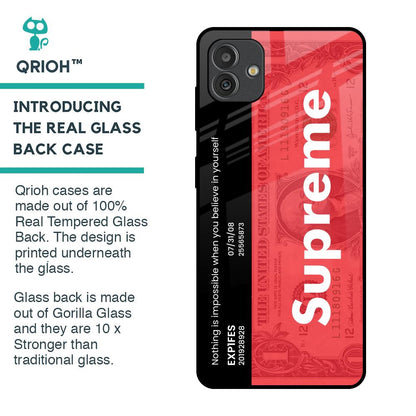 Supreme Ticket Glass Case for Samsung Galaxy M13 5G
