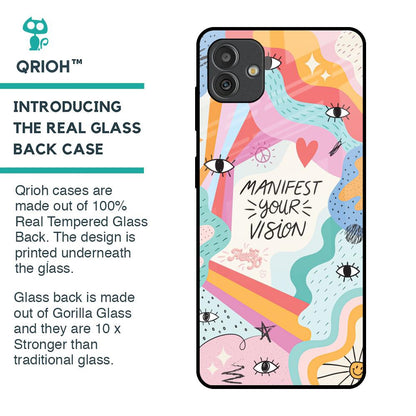 Vision Manifest Glass Case for Samsung Galaxy M13 5G