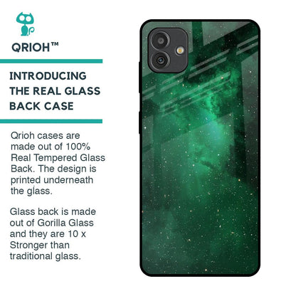 Emerald Firefly Glass Case For Samsung Galaxy M13 5G