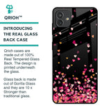 Heart Rain Fall Glass Case For Samsung Galaxy M13 5G