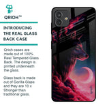 Moon Wolf Glass Case for Samsung Galaxy M13 5G