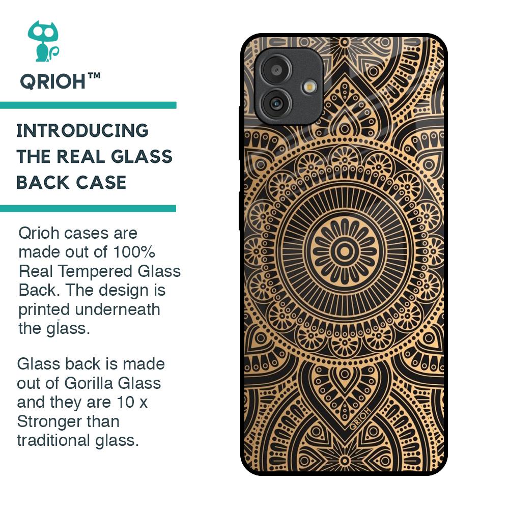 Luxury Mandala Glass Case for Samsung Galaxy M13 5G