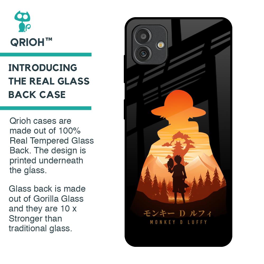 Luffy One Piece Glass Case for Samsung Galaxy M13 5G