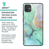 Green Marble Glass Case for Samsung Galaxy M13 5G