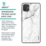 Modern White Marble Glass Case for Samsung Galaxy M13 5G