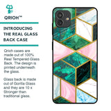 Seamless Green Marble Glass Case for Samsung Galaxy M13 5G