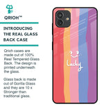 Lucky Abstract Glass Case for Samsung Galaxy M13 5G
