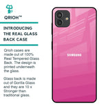 Pink Ribbon Caddy Glass Case for Samsung Galaxy M13 5G