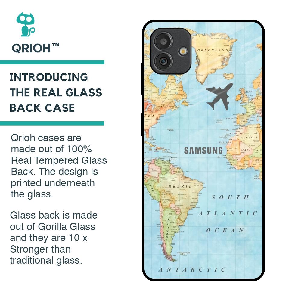 Fly Around The World Glass Case for Samsung Galaxy M13 5G